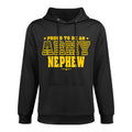 Proud To Be An Army Nephew - US Pride Military Family Medium-Weight Fabric Hoodie