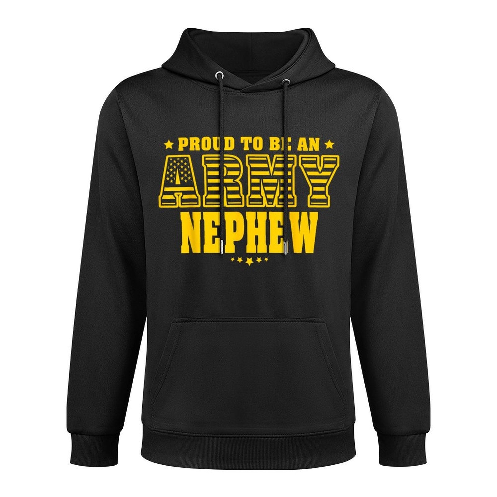 Proud To Be An Army Nephew - US Pride Military Family Medium-Weight Fabric Hoodie
