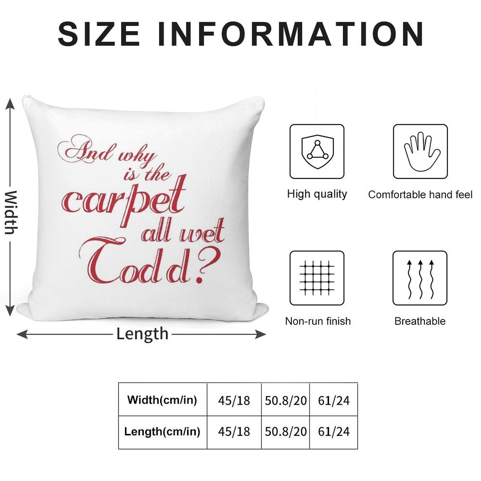 And Why Is The Carpet All Wet Todd Soft Bedroom Essential Throw Pillow