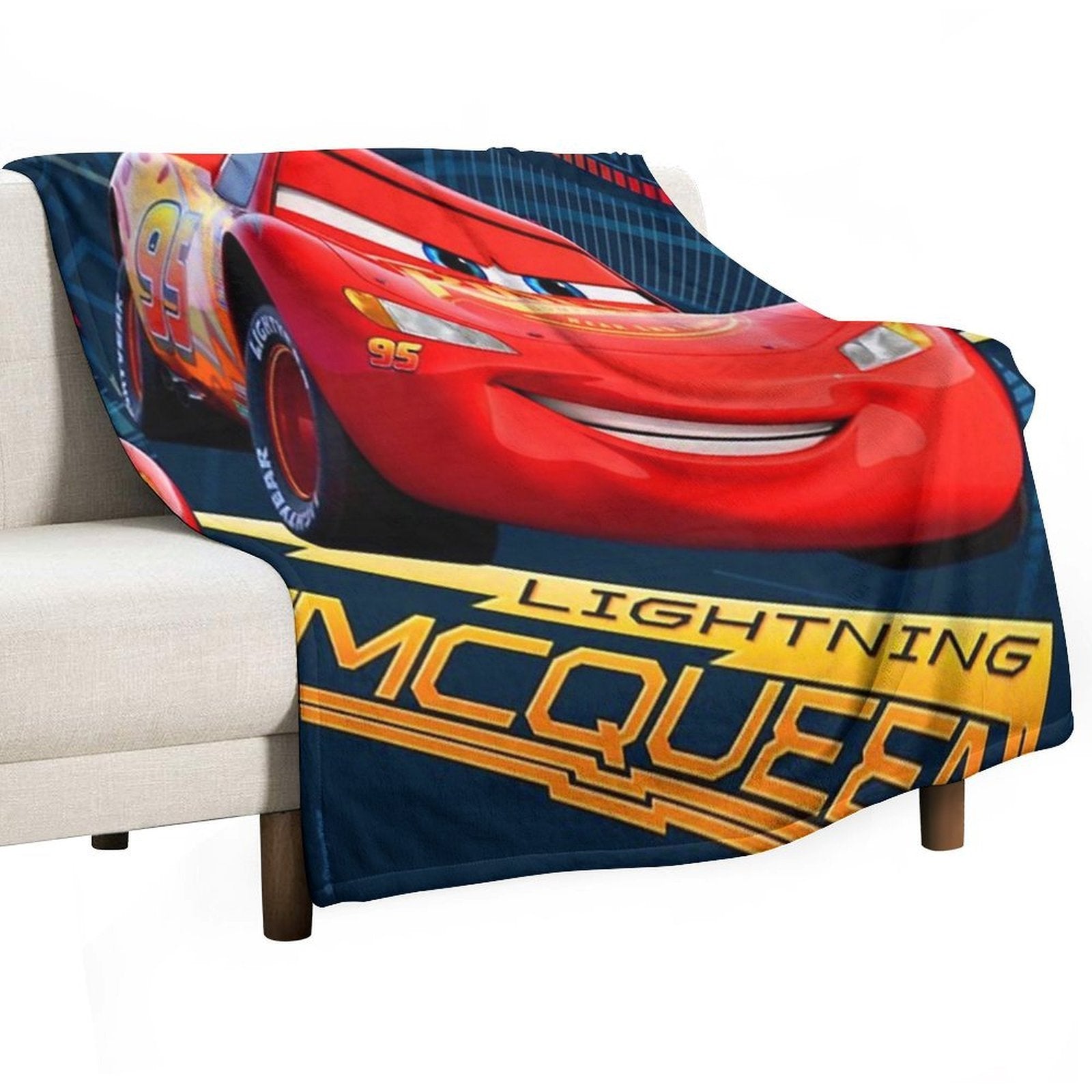 Lets Go Gaz in Car Machine-washable Throw Blanket