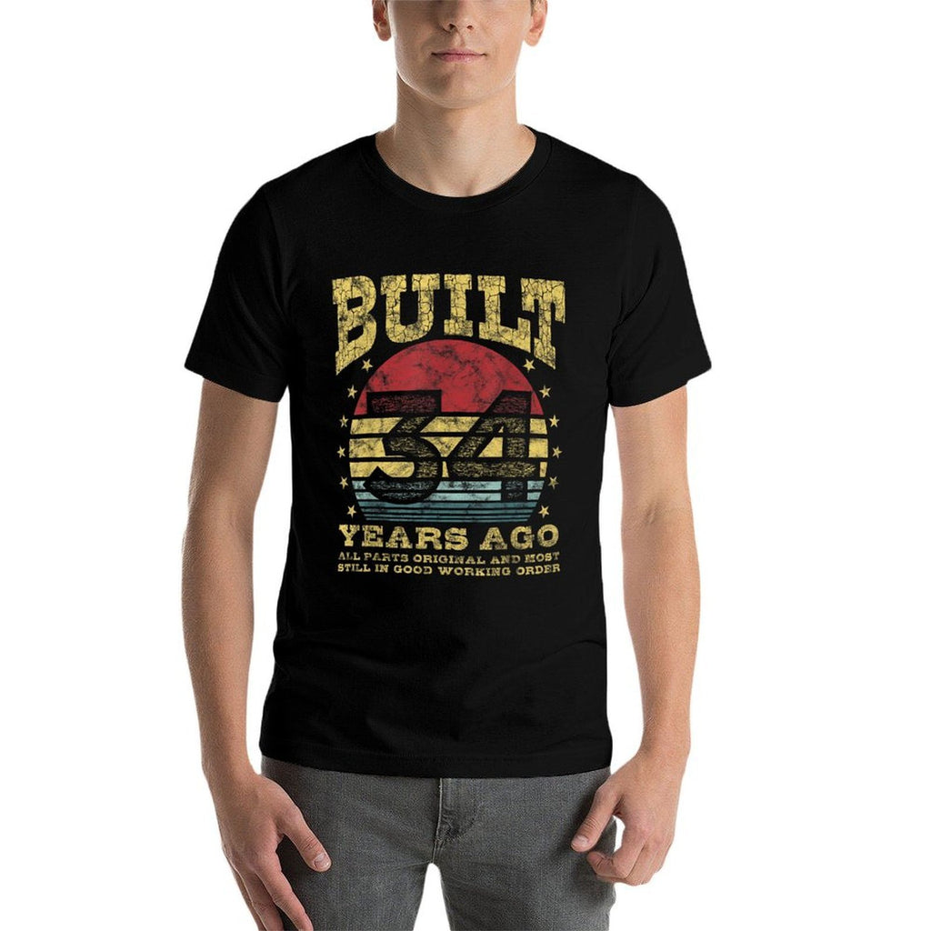 Funny 34th Birthday 34 Year Old B-Day Joke Saying Party  Slim-fit Cut T-Shirt