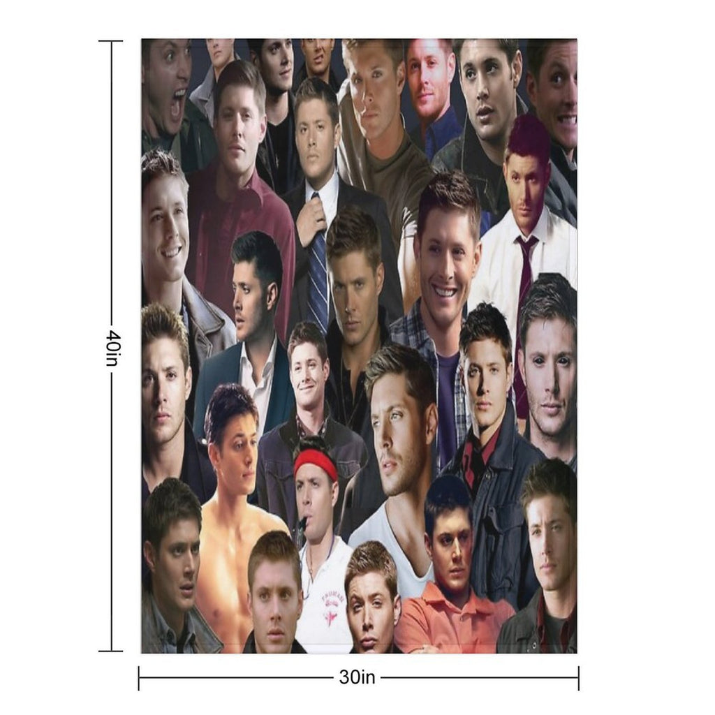 Dean Winchester Collage Durable Throw Blanket