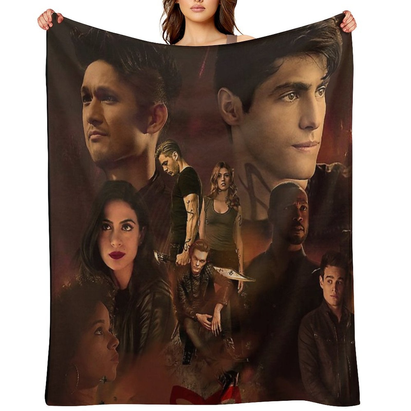 SHADOWHUNTERS POSTER Sustainable Throw Blanket