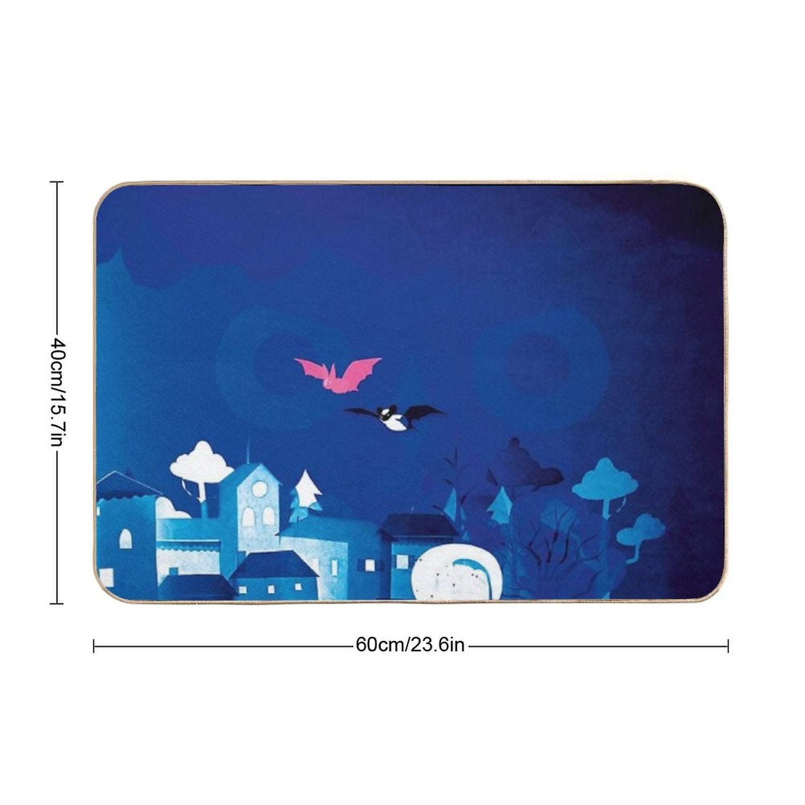 In The Night  Toxin-Free Bath Mat