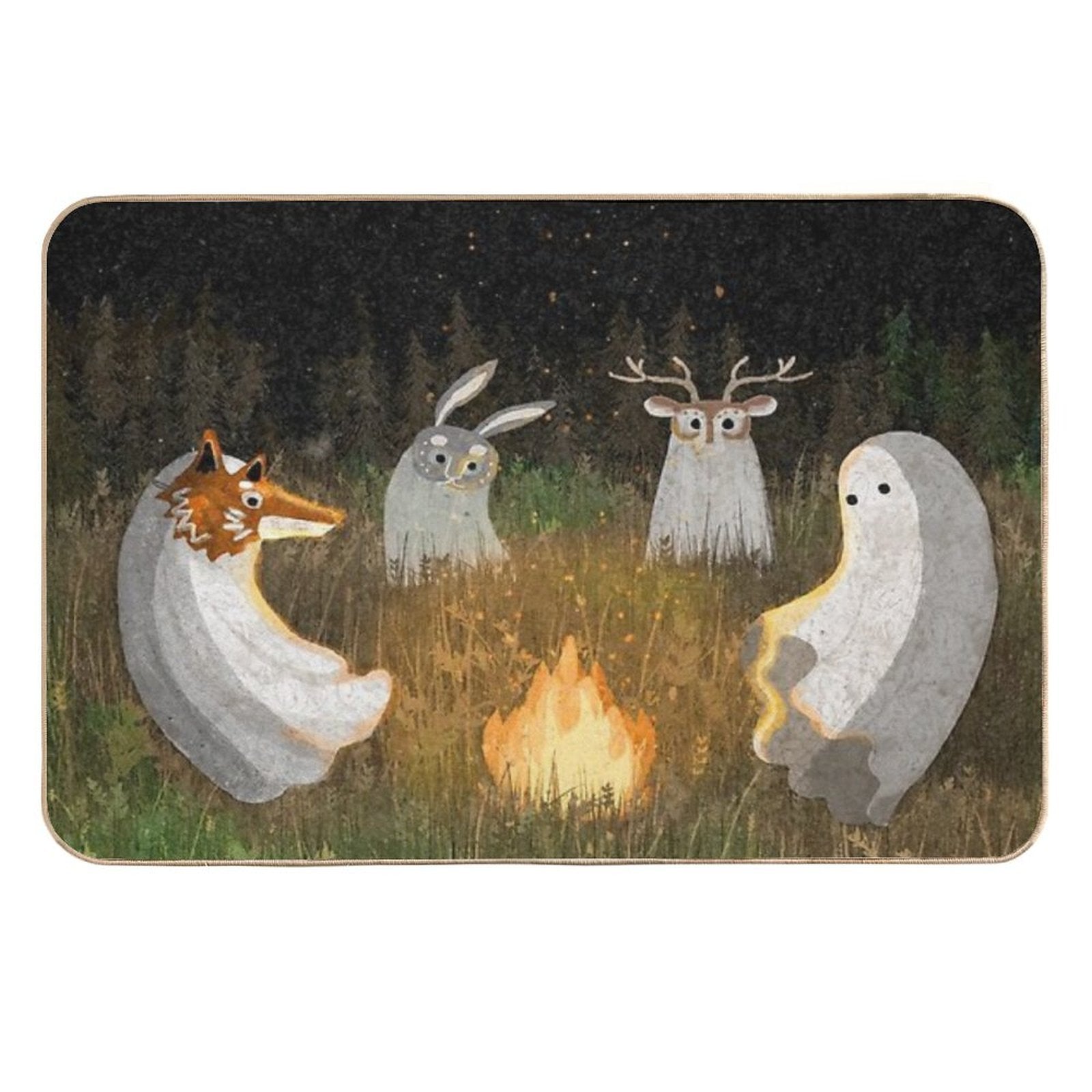 Masquerade  Rapid-Drying Bath Mat