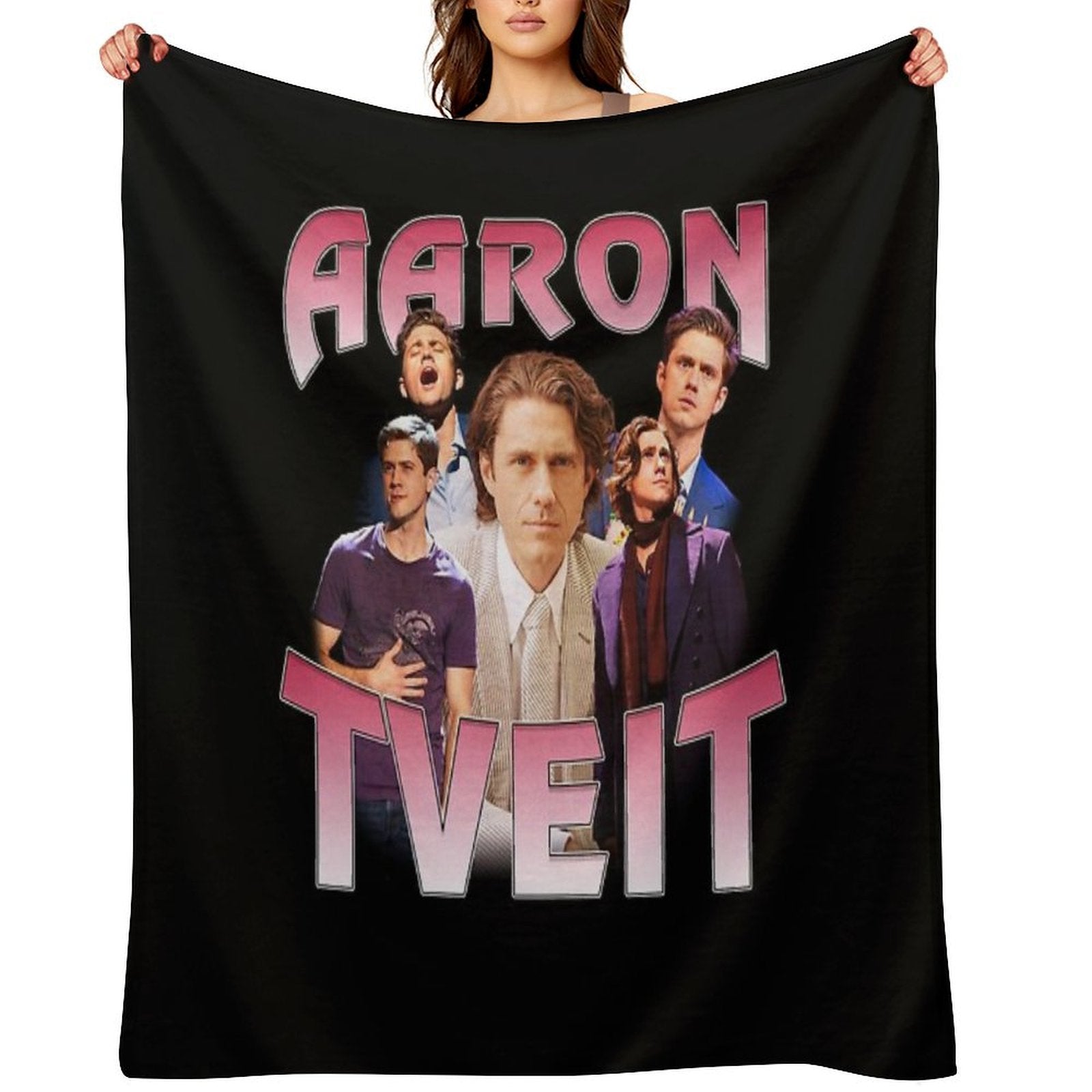 Aaron Tveit Retro Durable Throw Blanket