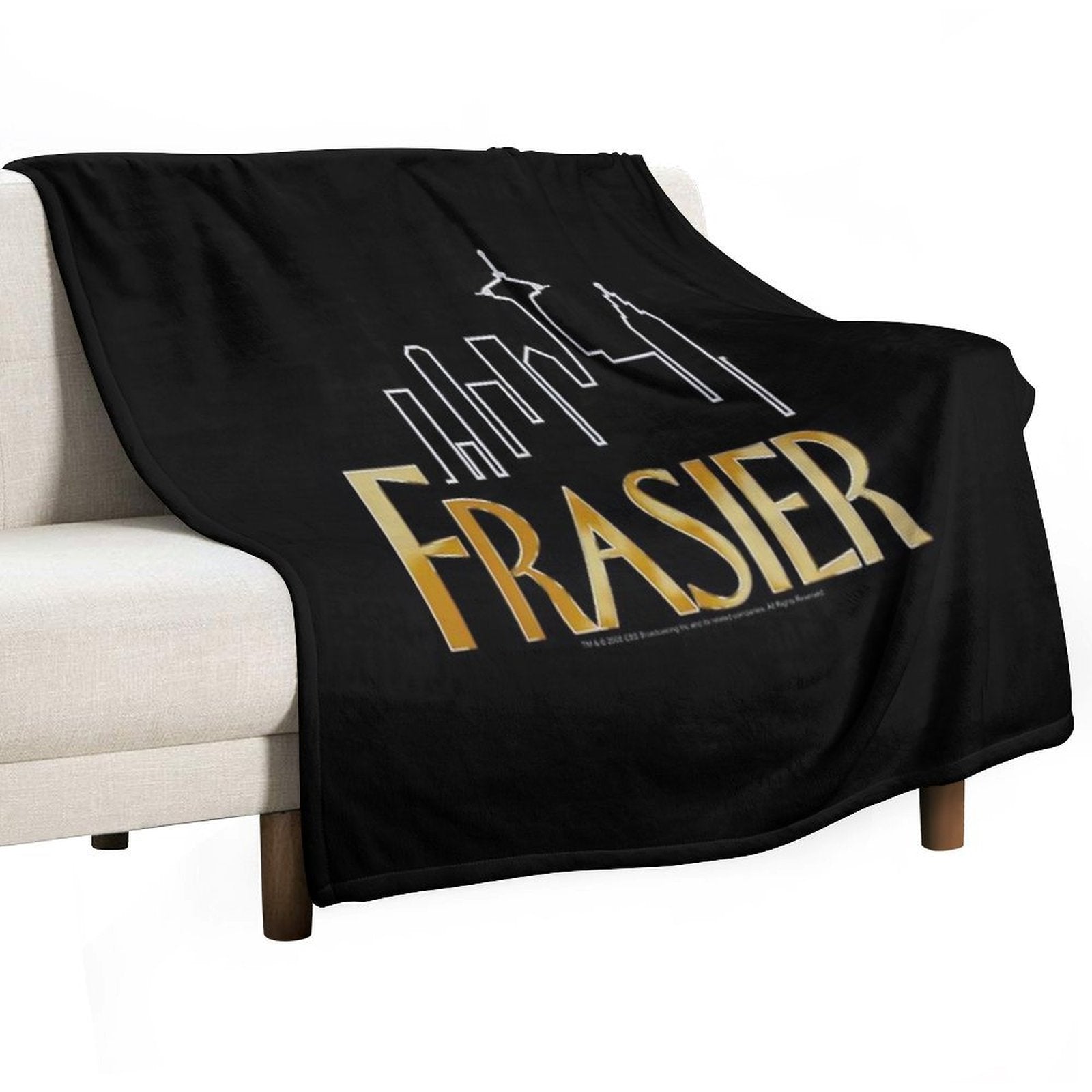 Fraiser Skyline Machine-washable Throw Blanket