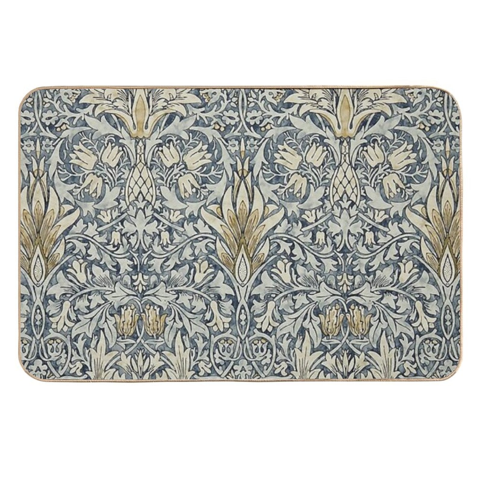 William Morris Snakeshead Pattern  Multi-Purpose Bath Mat