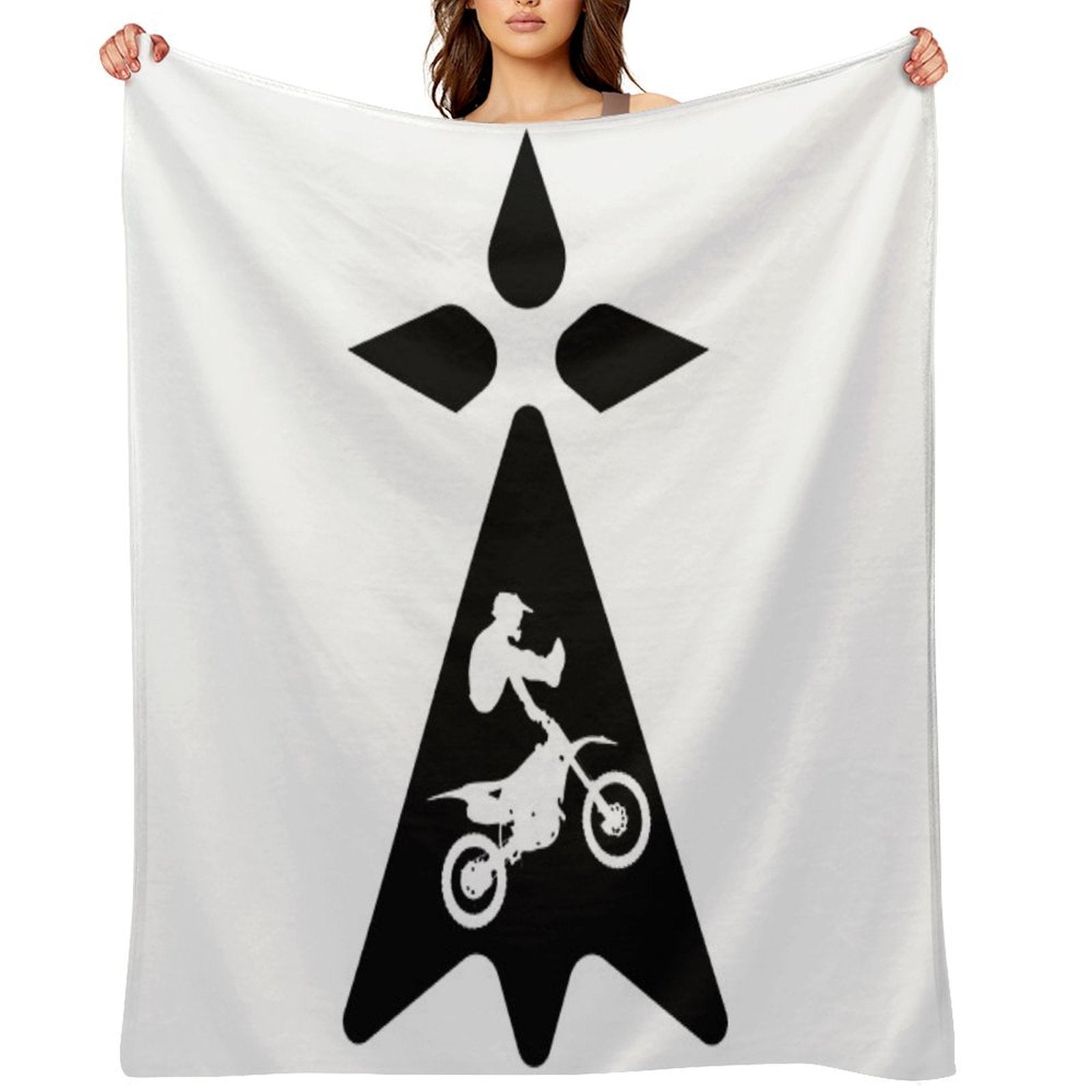 Biker Breizh Sustainable Throw Blanket