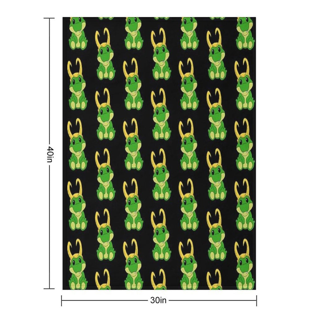 Alligator Loki Varient Durable Throw Blanket