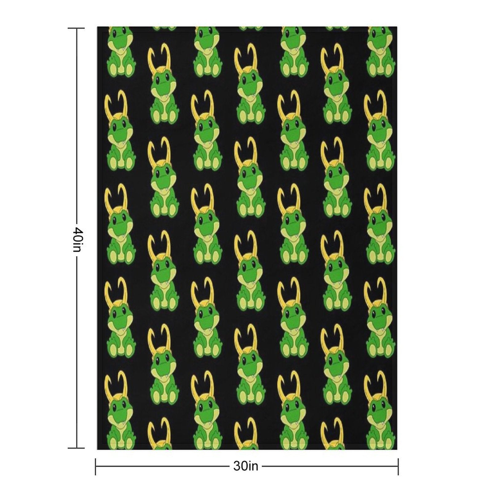 Alligator Loki Varient Durable Throw Blanket
