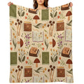 Bookish Forest Gift-ready Throw Blanket