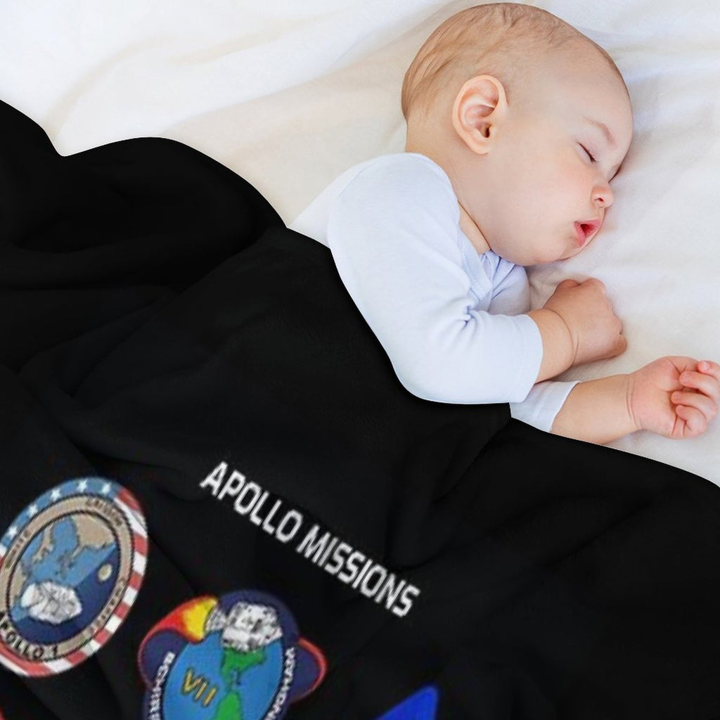 The Apollo Missions Nasa Astronomy Space Multi-functional Throw Blanket