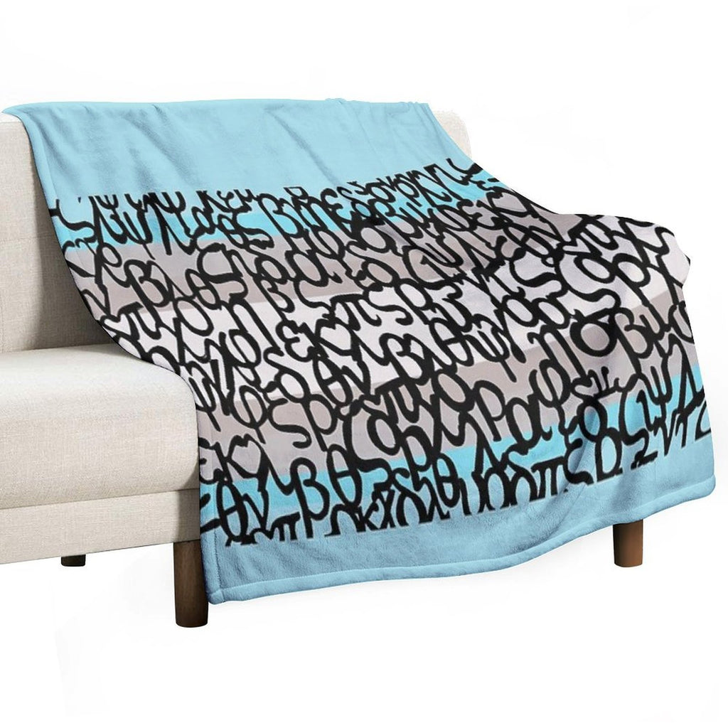 Colours of Greece Easy Care Throw Blanket