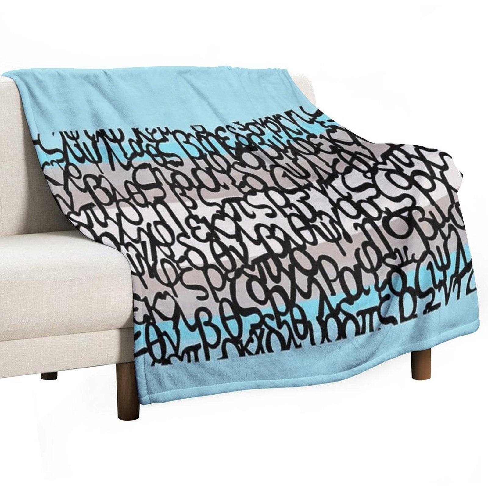 Colours of Greece Easy Care Throw Blanket