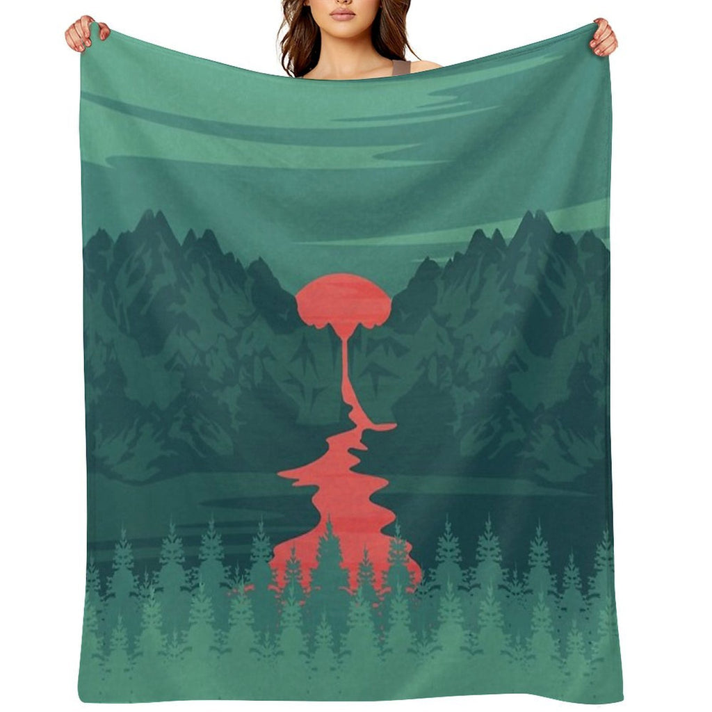 The Red River Durable Throw Blanket