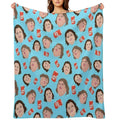 1000lb Sisters - Repeat Print - Sodies - Slaton Sisters - Amy Tammy Quick-dry Throw Blanket