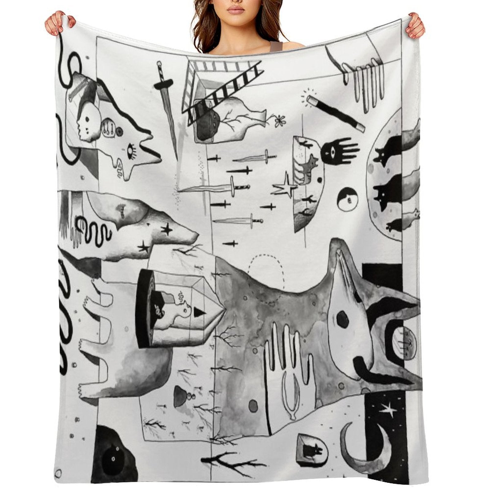 It Never Used to Rain Here Quick-dry Throw Blanket