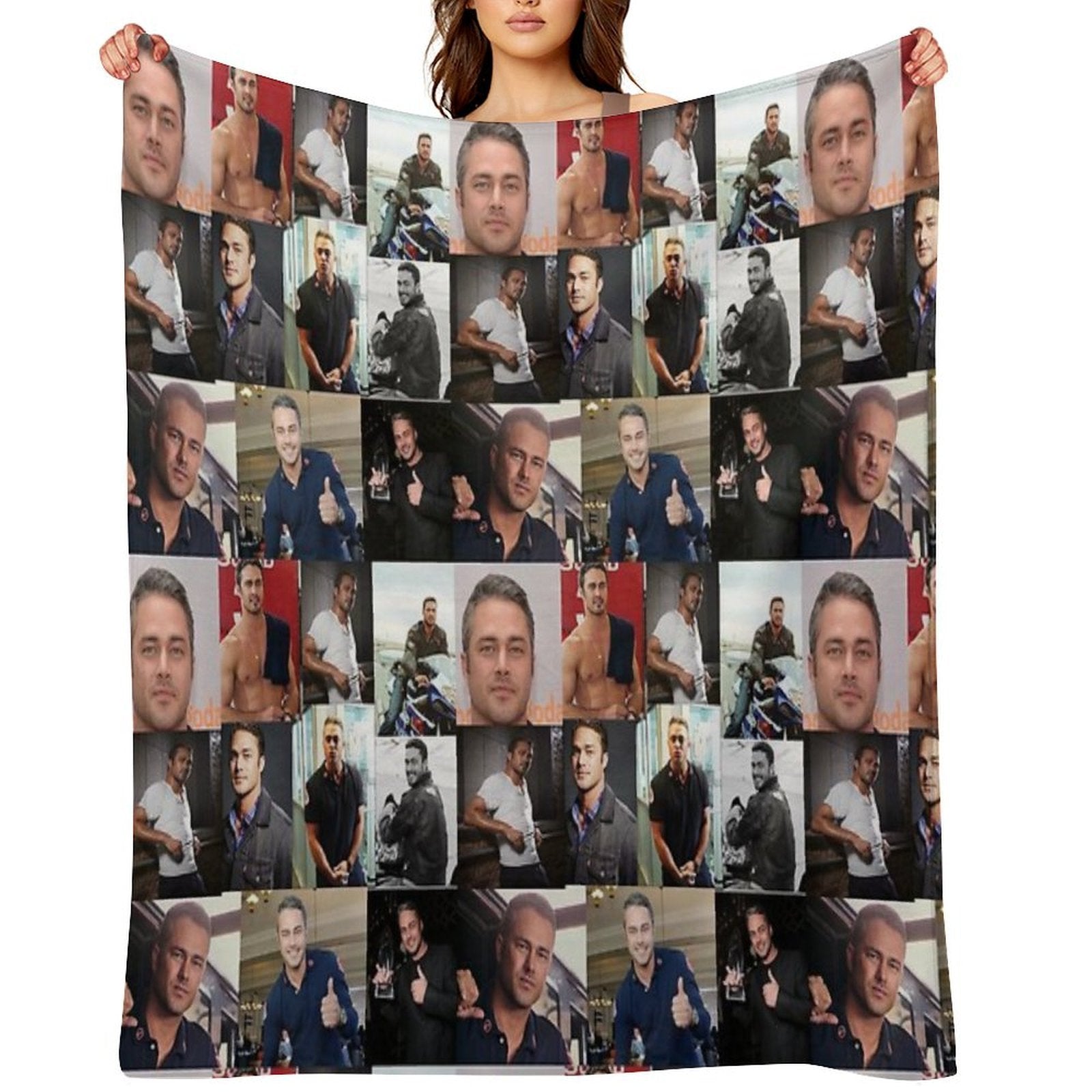 Taylor Kinney Or Kelly Severide Compact Throw Blanket