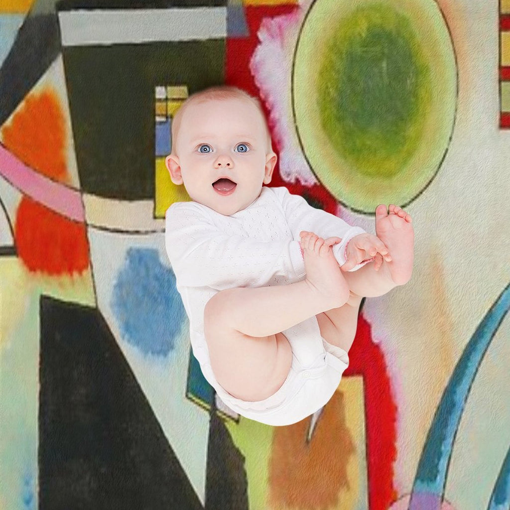Kandinsky  Swinging Plush Throw Blanket