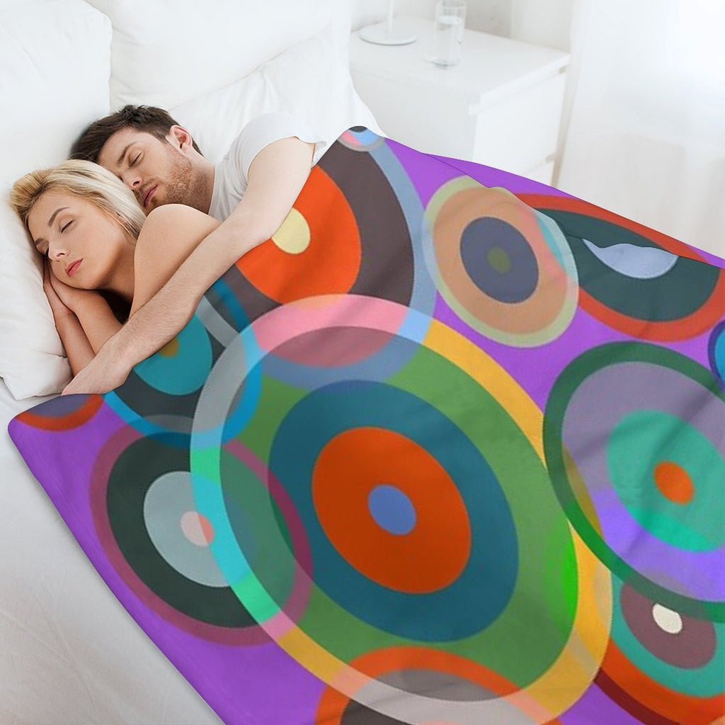 Kandinsky #4 Anti-pilling Throw Blanket