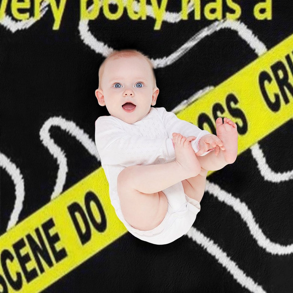 Every Body Has A Story to Tell Quick-dry Throw Blanket