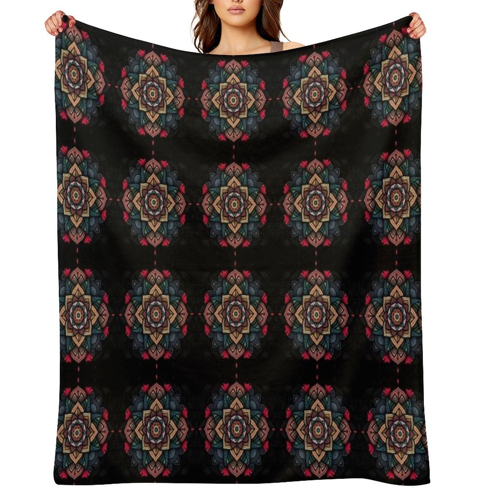 Colorful Style Gift-ready Throw Blanket