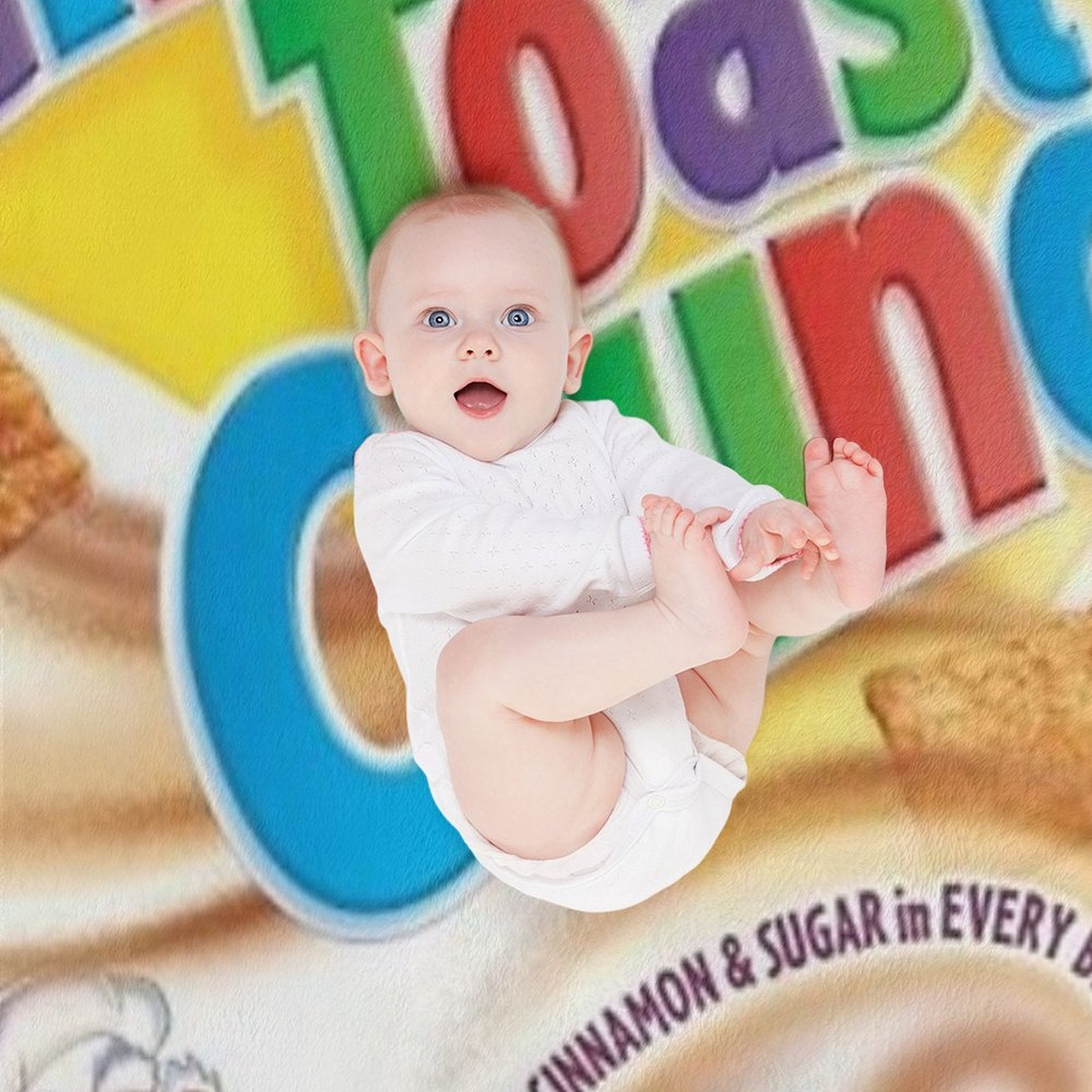Cinnamon Toast Crunch Quick-dry Throw Blanket