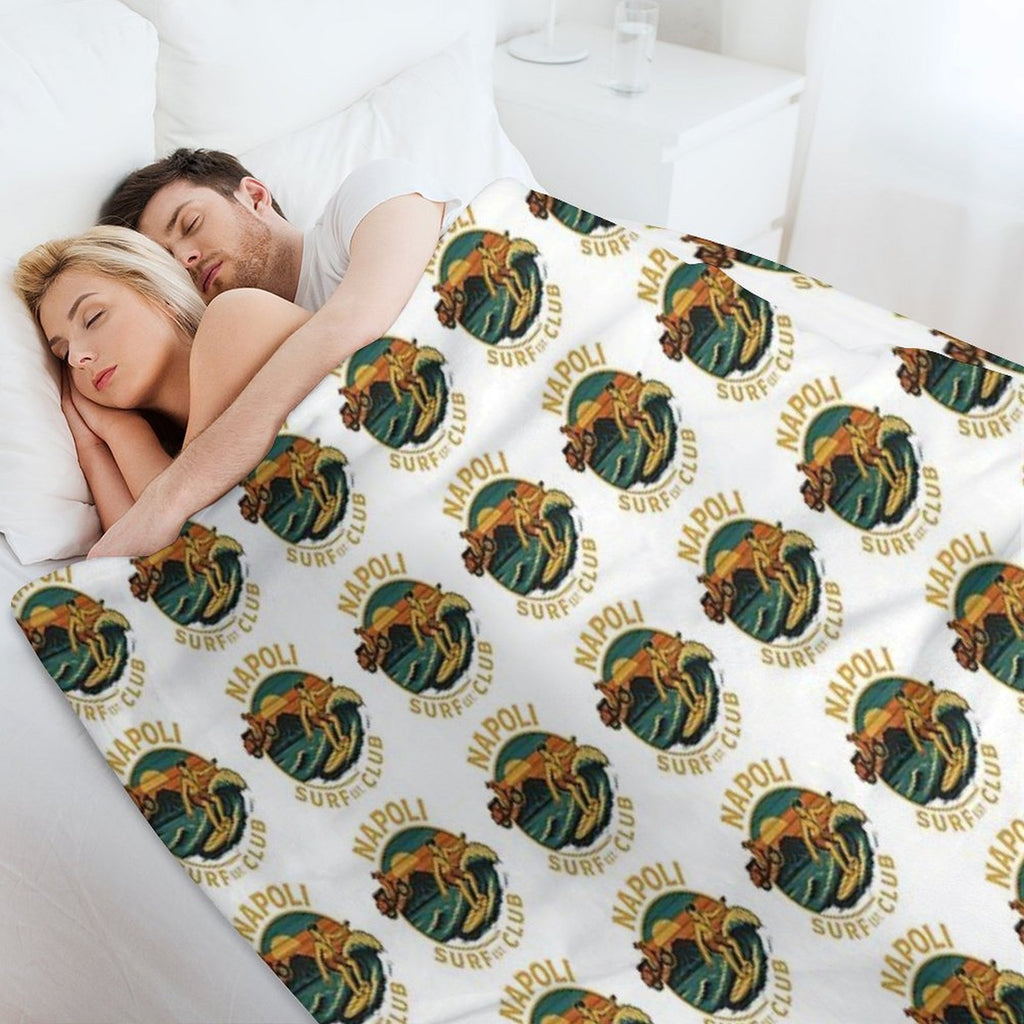 NAPOLI SURF CLUB All-season Throw Blanket