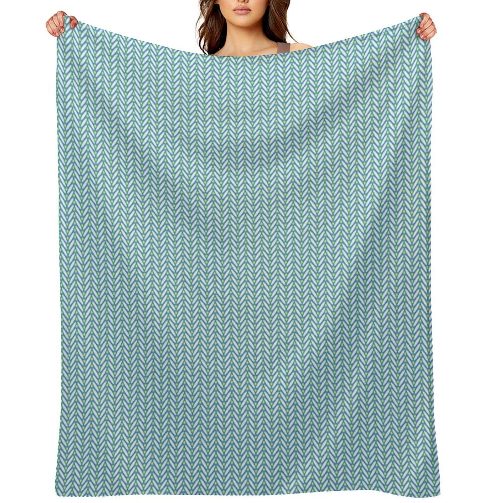 Fluere (capri) Wrinkle-free Throw Blanket