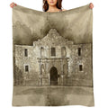 The Alamo Travel-friendly Throw Blanket