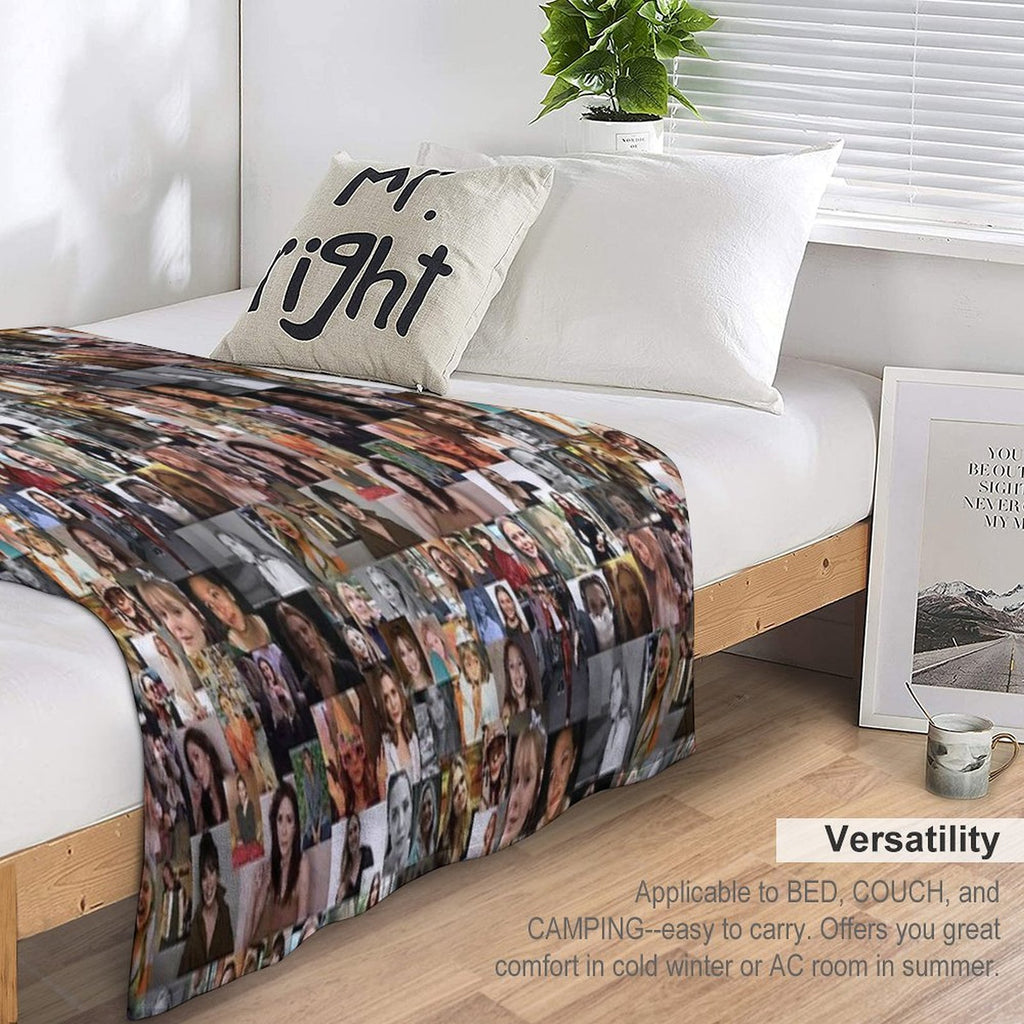 Elizabeth Olsen Easy Care Throw Blanket