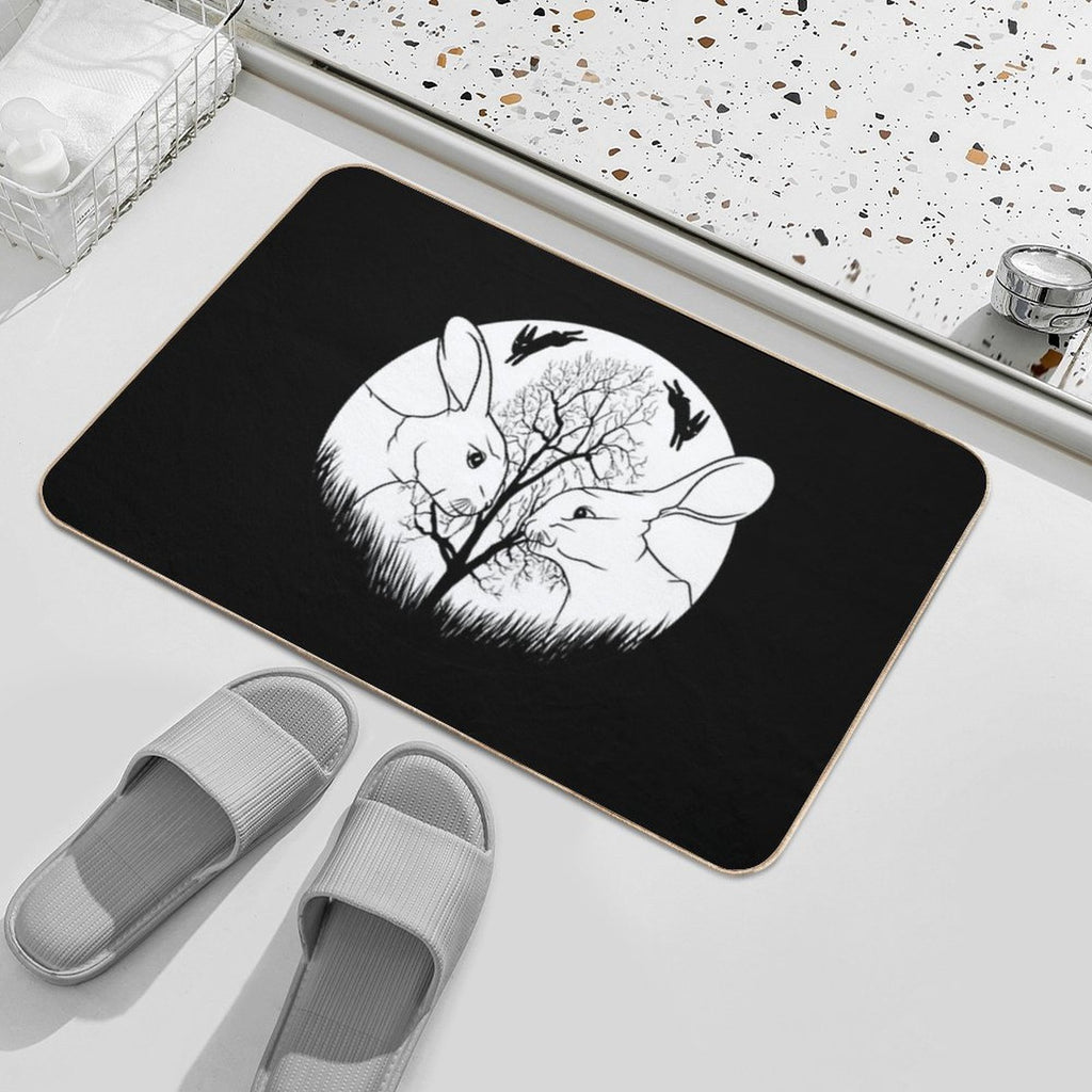 Watership Down Rabbits  Toxin-Free Bath Mat