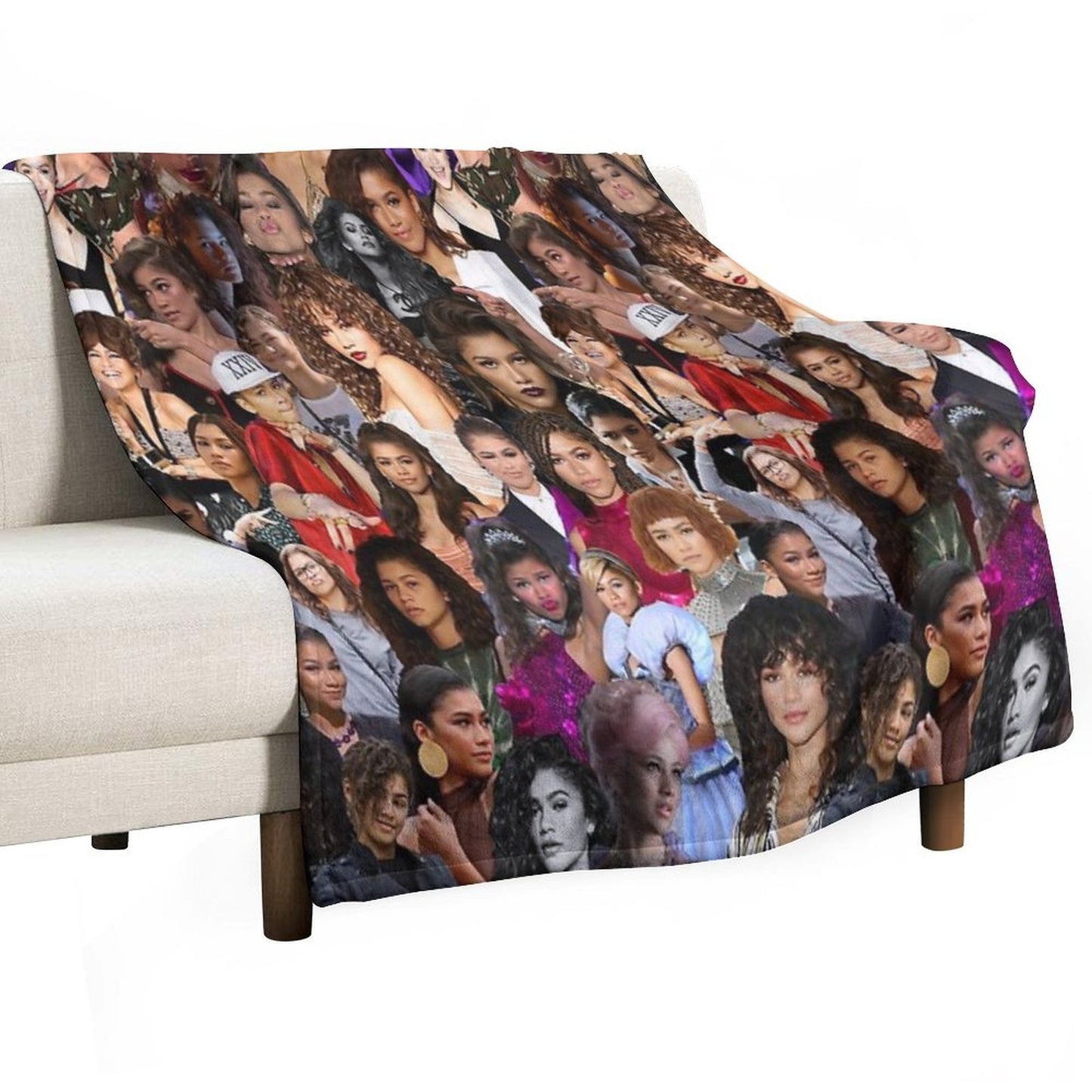 Zendaya Collage Versatility Throw Blanket