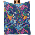 Decorative Australian Animals Velvety-soft Throw Blanket