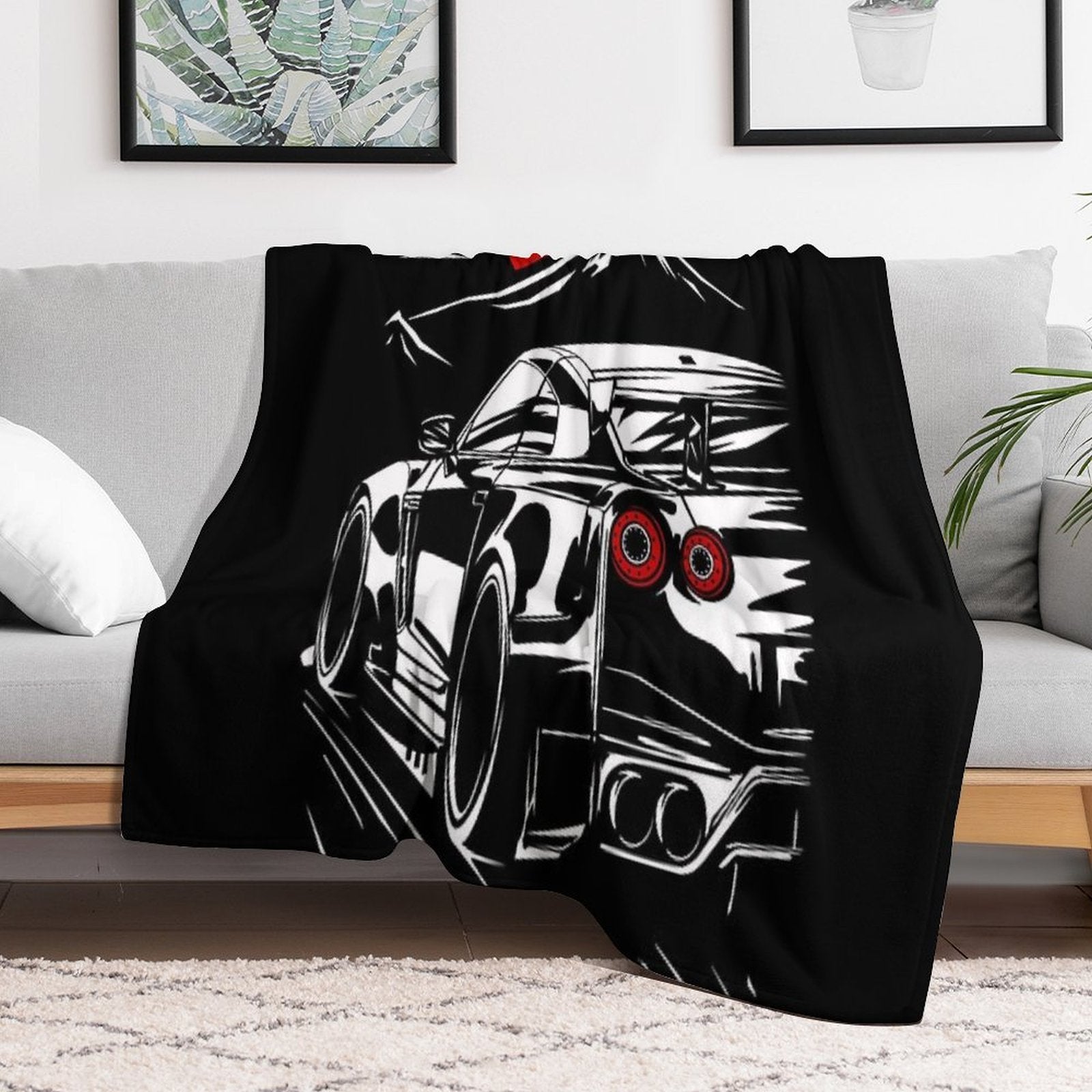 Nissan GT-R Nismo Haruna Lightweight Throw Blanket