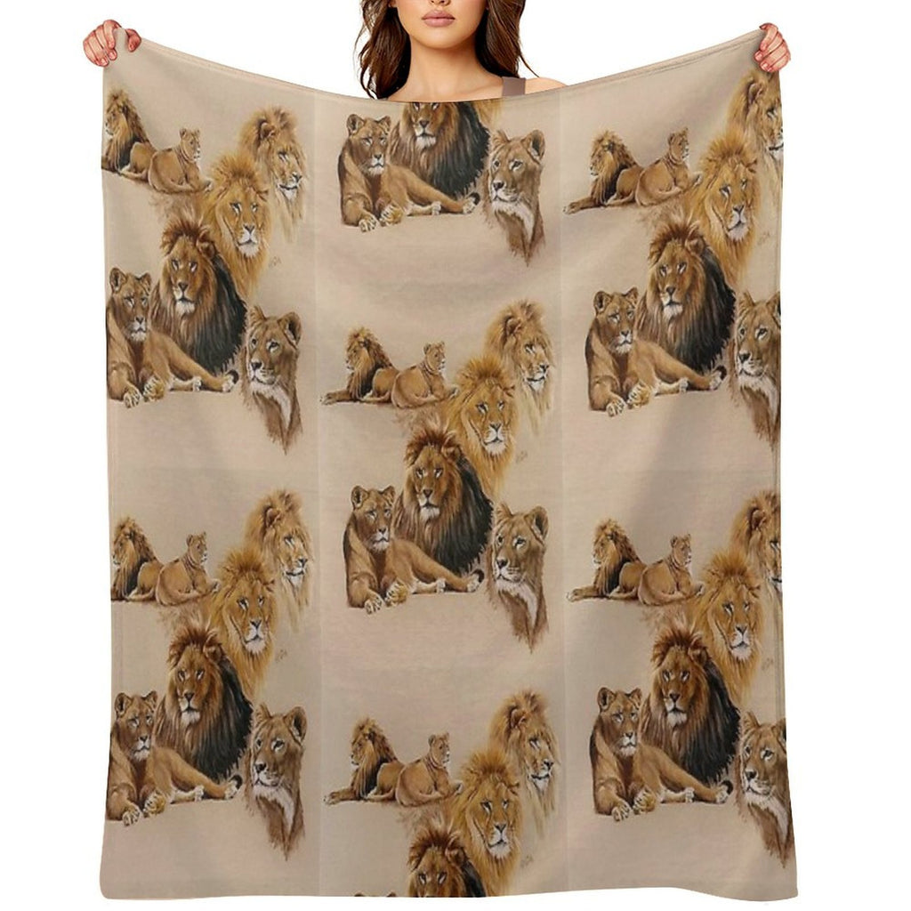 Golden Days Shrink-resistant Throw Blanket