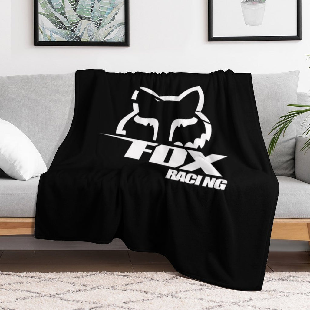 Best Logo Fox Racing Quick-dry Throw Blanket