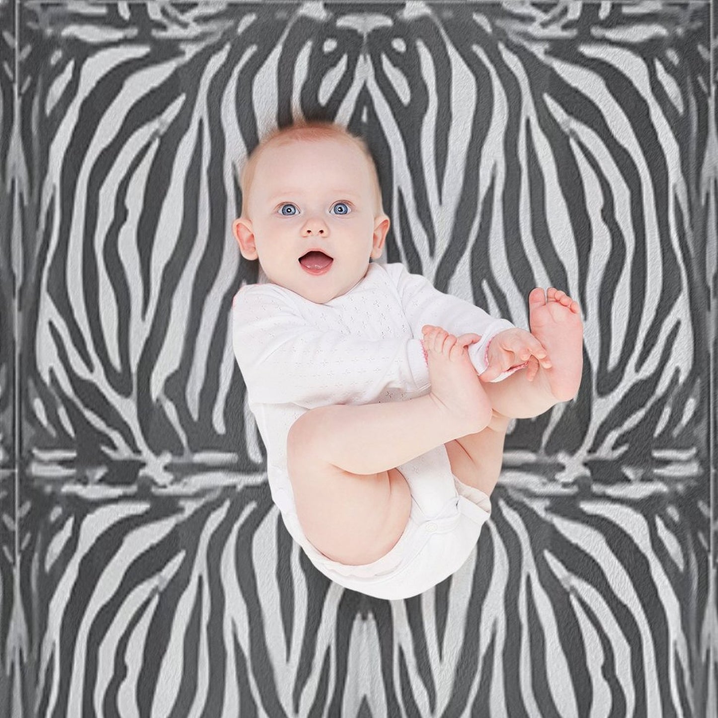 ZEBRA Simple Design Anti-pilling Throw Blanket