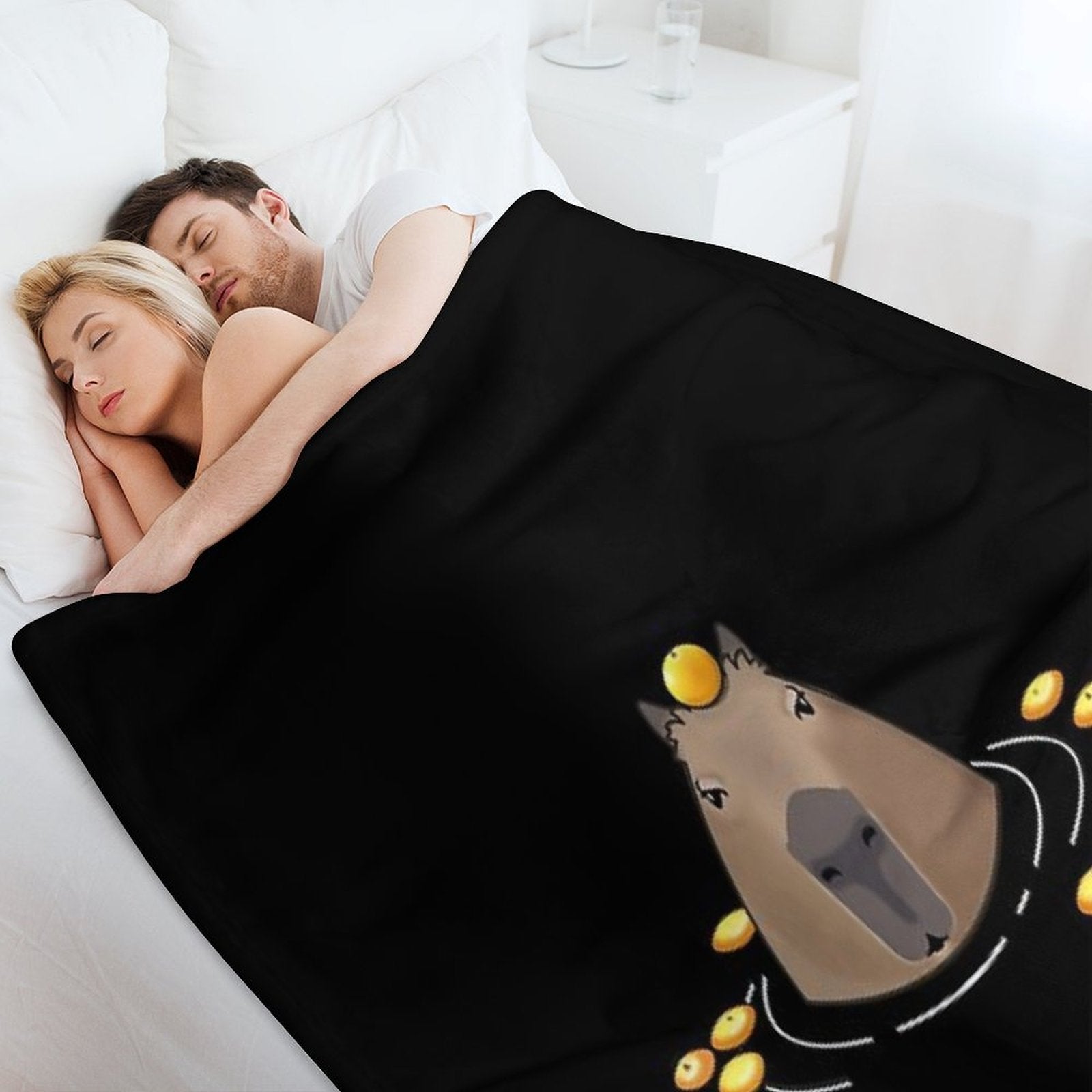 Capybara Eco-conscious Throw Blanket