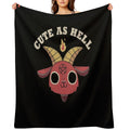 Cute As Hell Travel-friendly Throw Blanket