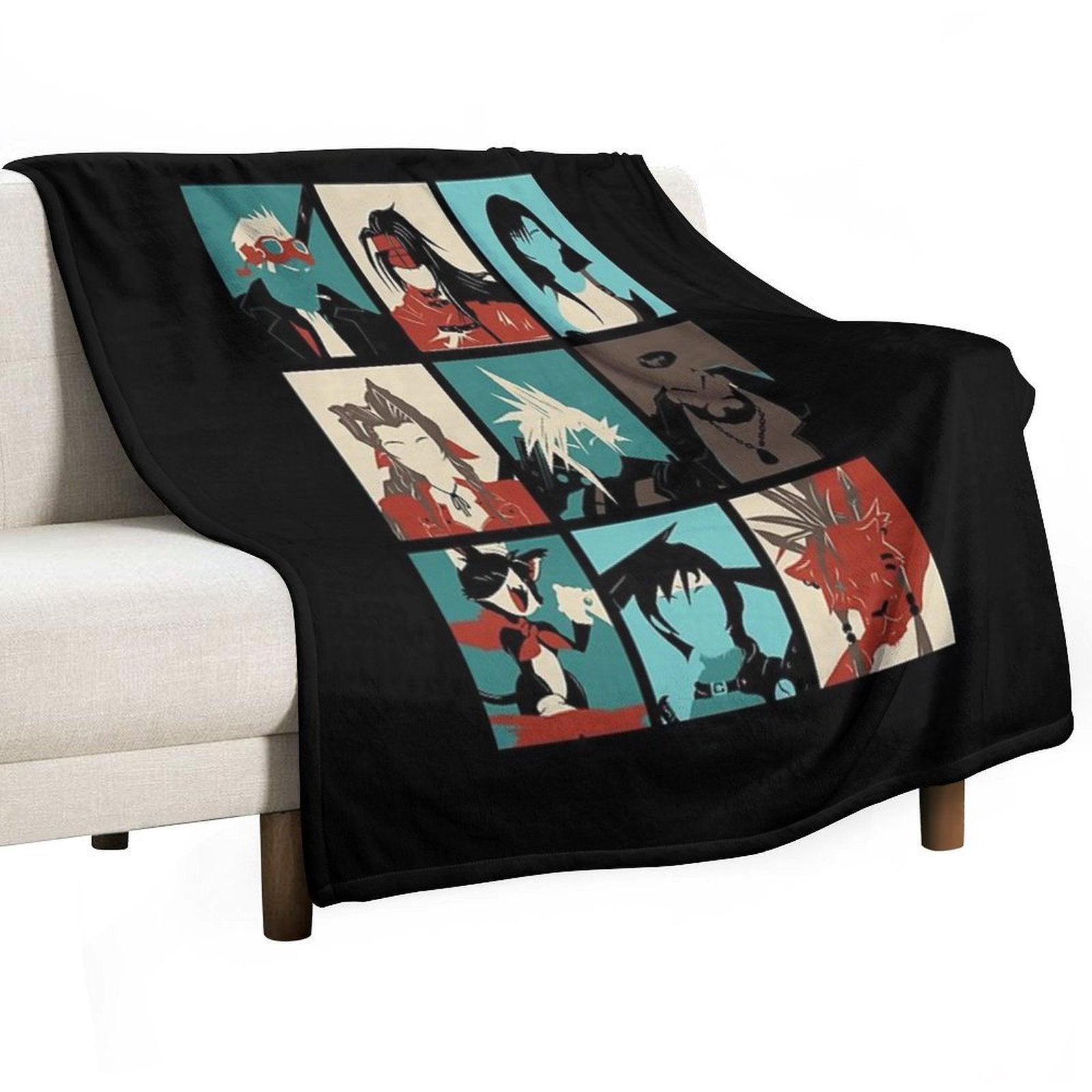 Fantasy Final Seven All-season Throw Blanket