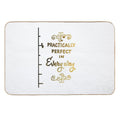 Practically Perfect in Every Way Inspired Silhouette  Dirt-Trapping Bath Mat