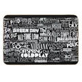 Band Name Collage  Slip-Resistant Bath Mat