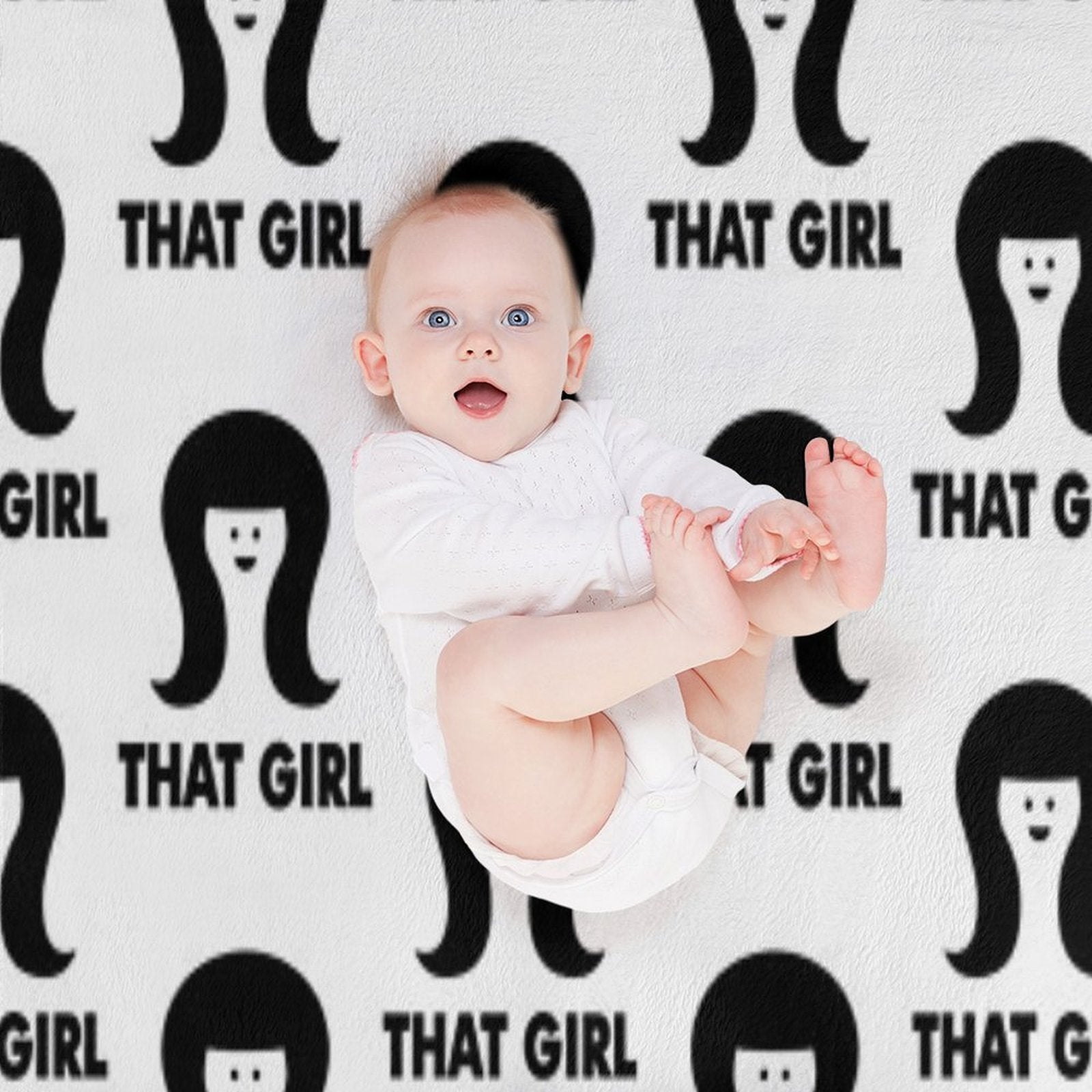 THAT GIRL Lightweight Throw Blanket