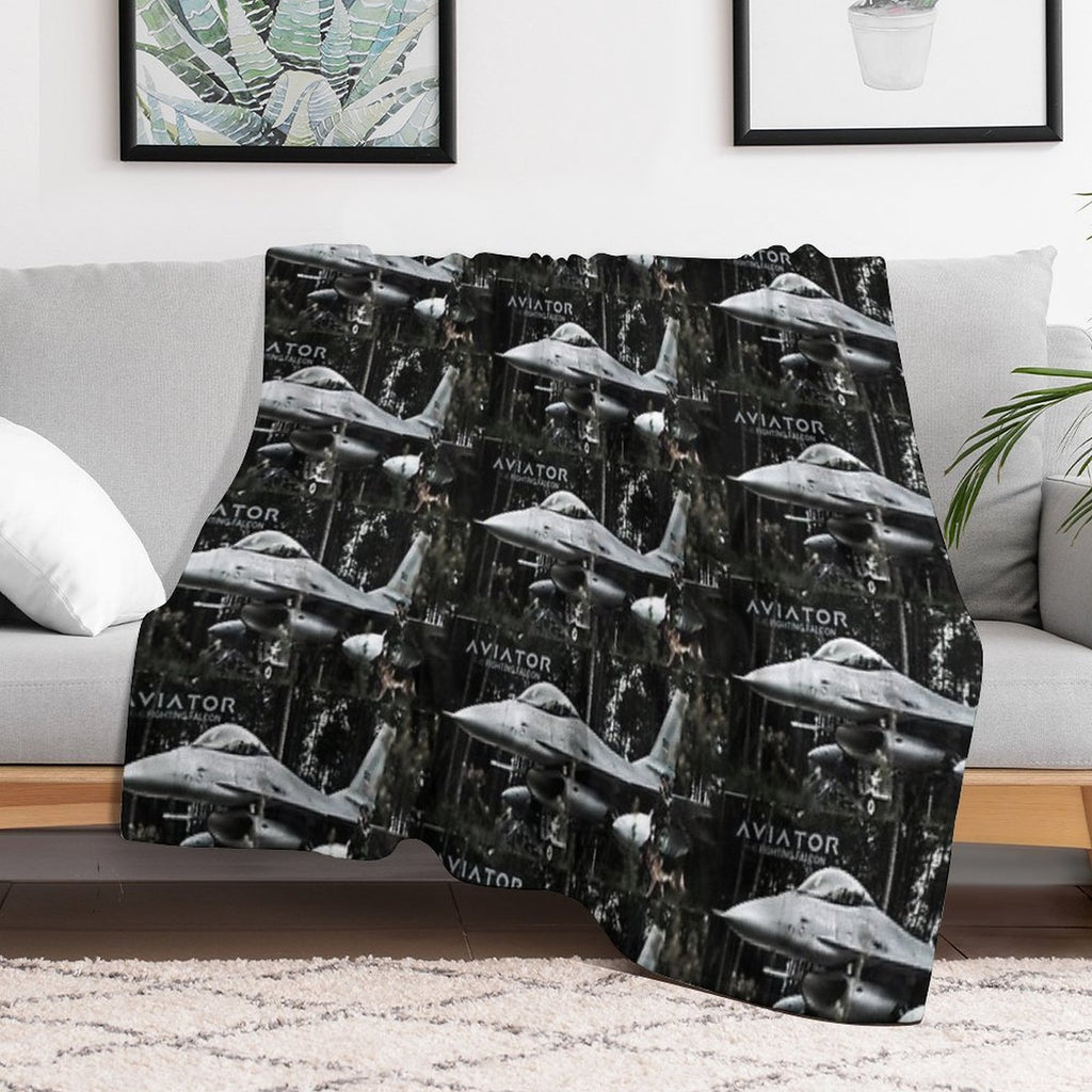 F-16 Fighting Falcon Comfort Throw Blanket