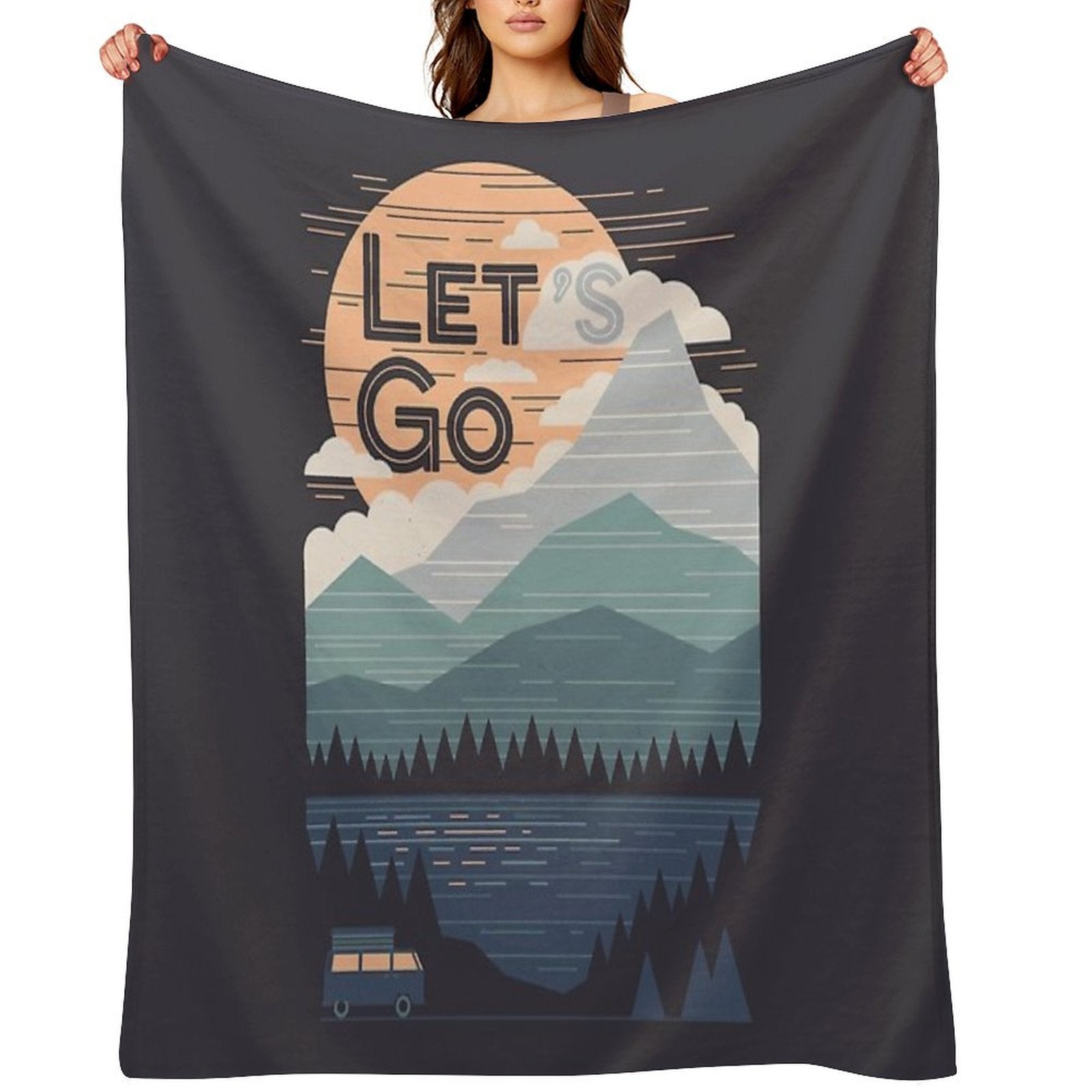 Let's Go Comfort Throw Blanket