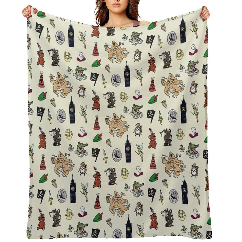 Peter Pan Gift-ready Throw Blanket