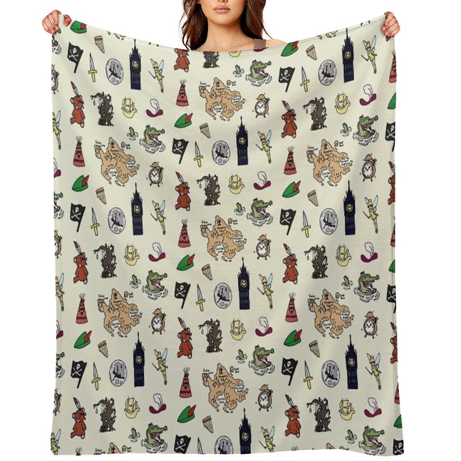 Peter Pan Gift-ready Throw Blanket