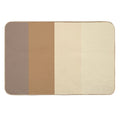 Earth Tones Stripes Pattern  Eco-Friendly Bath Mat